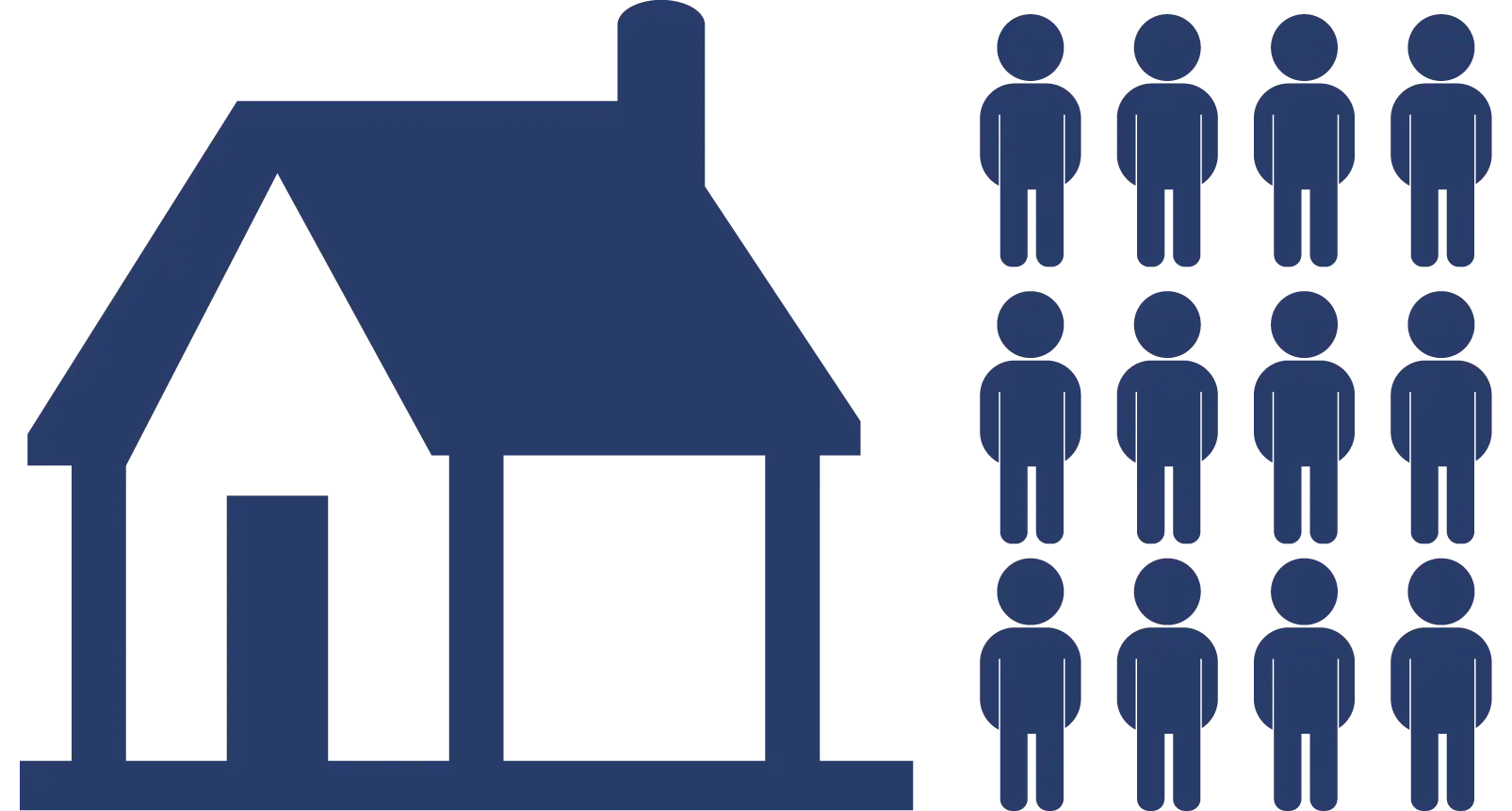 House with people
