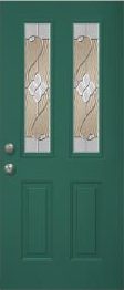 Feldco forest green heritage entry door