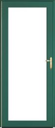 Feldco forest green decorator storm door