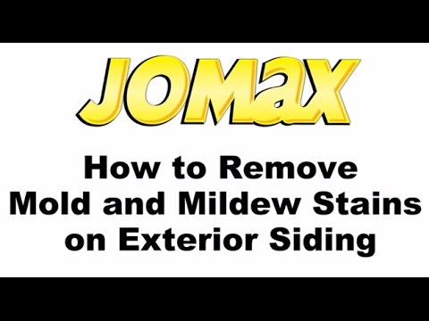 How to Video | Remove Mold & Mildew Stains on Exterior Siding with Jomax®