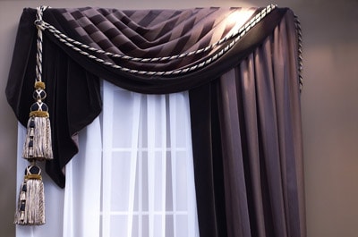 big luxerious curtains