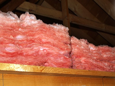 insulation in an attic