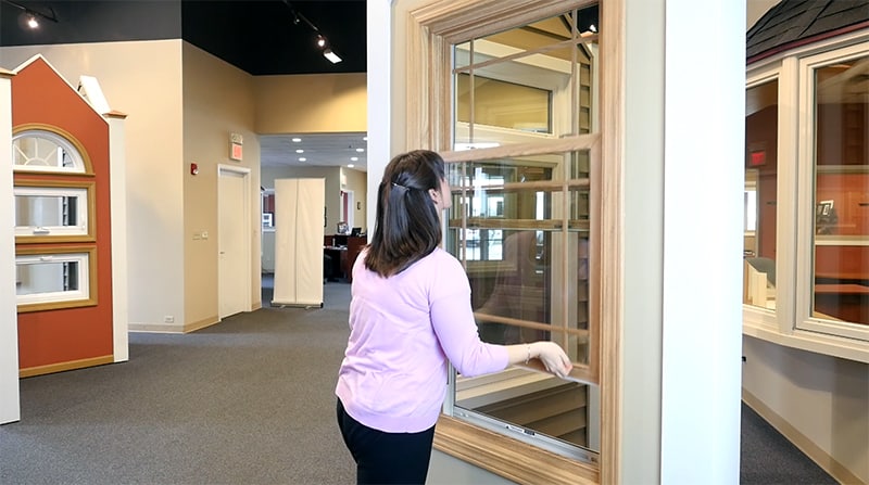 how to open a double hung window