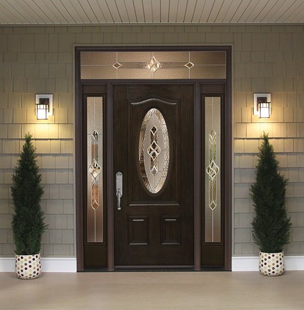 Front Doors With Sidelights And Transoms, Fiberglass Front Doors With Sidelights And Transom