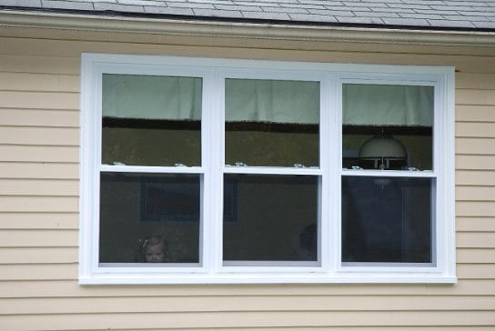 double hung window size