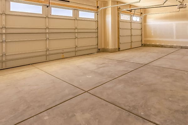 clean garage floor